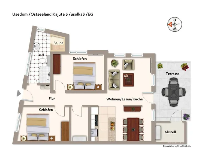Apartment Ostseeland Kajuete 3 *